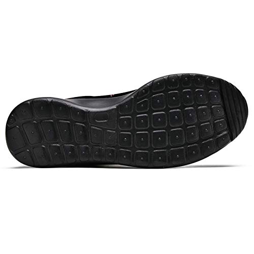 Bennigiry Bordado Colibrí Y Rosas Silvestres Flores Dogrose Athletic Trainers Zapatillas Ligeras Calzado Deportivo para Mujer