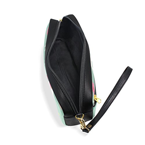 bennigiry Seamless Vector Patrón Con Cute Magic unicornios estuche, diseño de gran capacidad para los niños estudiantes lápiz bolsa bolsa bolsa para viajes escuela pequeña bolsa de cosméticos