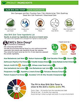 Benton Cosmetic Aloe BHA Skin Toner 200ml / Reduces Blackheads/Mildly Exfoliates/Hydrates & Nourishes/Soothe/BHA Contained