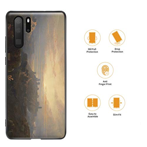 Berkin Arts David Roberts para el Caso del Huawei P30 Pro/Estuche para teléfono móvil de Bellas Artes/Impresión Giclee UV en la Cubierta del teléfono móvil(Ilstle di Alcalá De Guadaíra)