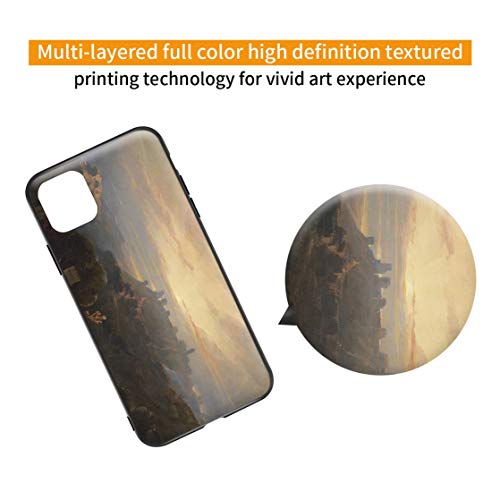 Berkin Arts David Roberts para el Caso del iPhone 11 Pro MAX/Estuche para teléfono móvil de Bellas Artes/Impresión Giclee UV en la Cubierta del teléfono móvil(Ilstle di Alcalá De Guadaíra)