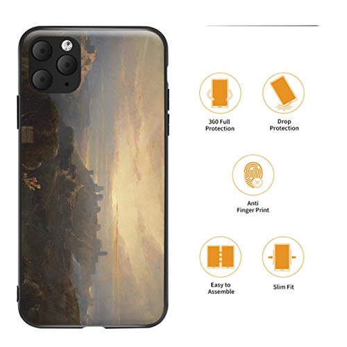 Berkin Arts David Roberts para el Caso del iPhone 11 Pro MAX/Estuche para teléfono móvil de Bellas Artes/Impresión Giclee UV en la Cubierta del teléfono móvil(Ilstle di Alcalá De Guadaíra)