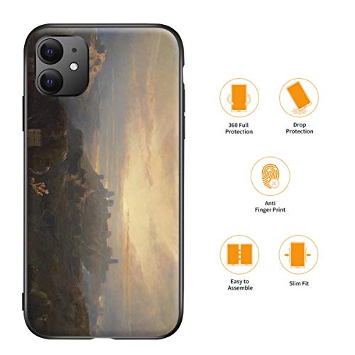 Berkin Arts David Roberts para el Caso del iPhone 11/Estuche para teléfono móvil de Bellas Artes/Impresión Giclee UV en la Cubierta del teléfono móvil(Ilstle di Alcalá De Guadaíra)