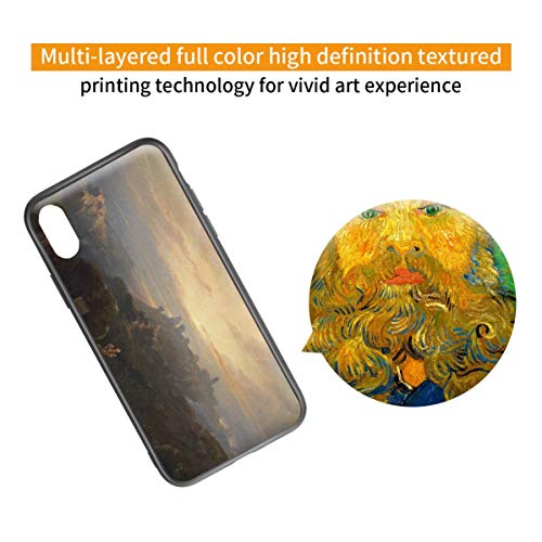 Berkin Arts David Roberts para el Caso del iPhone X/iPhone XS/Estuche para teléfono móvil Artes/Impresión Giclee UV Cubierta del(Ilstle di Alcalá De Guadaíra)