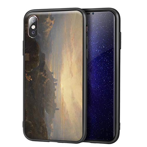Berkin Arts David Roberts para el Caso del iPhone X/iPhone XS/Estuche para teléfono móvil Artes/Impresión Giclee UV Cubierta del(Ilstle di Alcalá De Guadaíra)