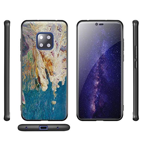 Berkin Arts Joaquin Sorolla para el Caso del Huawei Mate 20 Pro/Estuche para teléfono móvil de Bellas Artes/Impresión Giclee UV en la Cubierta del(Rocce a Javea)