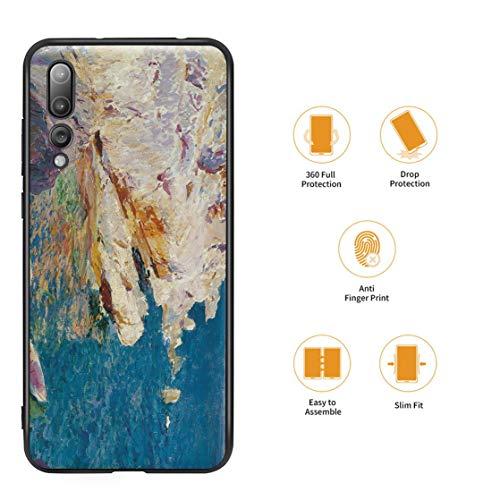 Berkin Arts Joaquin Sorolla para el Caso del Huawei P20 Pro/Estuche para teléfono móvil de Bellas Artes/Impresión Giclee UV en la Cubierta del teléfono móvil(Rocce a Javea)
