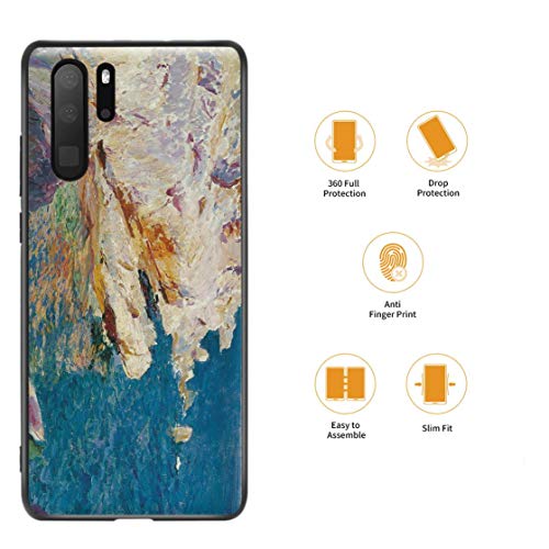 Berkin Arts Joaquin Sorolla para el Caso del Huawei P30 Pro/Estuche para teléfono móvil de Bellas Artes/Impresión Giclee UV en la Cubierta del teléfono móvil(Rocce a Javea)