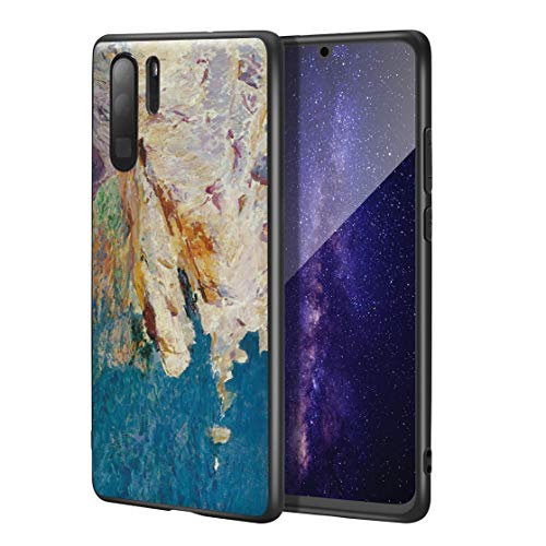 Berkin Arts Joaquin Sorolla para el Caso del Huawei P30 Pro/Estuche para teléfono móvil de Bellas Artes/Impresión Giclee UV en la Cubierta del teléfono móvil(Rocce a Javea)