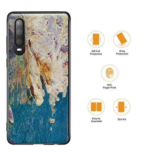 Berkin Arts Joaquin Sorolla para el Caso del Huawei P30/Estuche para teléfono móvil de Bellas Artes/Impresión Giclee UV en la Cubierta del teléfono móvil(Rocce a Javea)