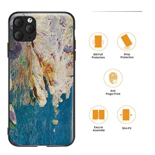 Berkin Arts Joaquin Sorolla para el Caso del iPhone 11 Pro MAX/Estuche para teléfono móvil de Bellas Artes/Impresión Giclee UV en la Cubierta del teléfono móvil(Rocce a Javea)