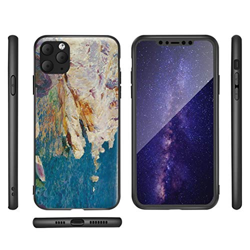 Berkin Arts Joaquin Sorolla para el Caso del iPhone 11 Pro MAX/Estuche para teléfono móvil de Bellas Artes/Impresión Giclee UV en la Cubierta del teléfono móvil(Rocce a Javea)