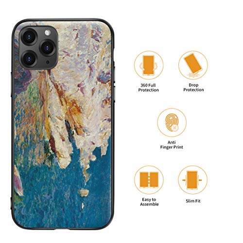 Berkin Arts Joaquin Sorolla para el Caso del iPhone 11 Pro/Estuche para teléfono móvil de Bellas Artes/Impresión Giclee UV en la Cubierta del teléfono móvil(Rocce a Javea)