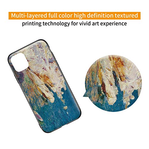 Berkin Arts Joaquin Sorolla para el Caso del iPhone 11 Pro/Estuche para teléfono móvil de Bellas Artes/Impresión Giclee UV en la Cubierta del teléfono móvil(Rocce a Javea)