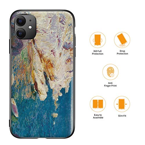 Berkin Arts Joaquin Sorolla para el Caso del iPhone 11/Estuche para teléfono móvil de Bellas Artes/Impresión Giclee UV en la Cubierta del teléfono móvil(Rocce a Javea)