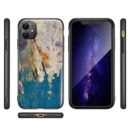 Berkin Arts Joaquin Sorolla para el Caso del iPhone 11/Estuche para teléfono móvil de Bellas Artes/Impresión Giclee UV en la Cubierta del teléfono móvil(Rocce a Javea)