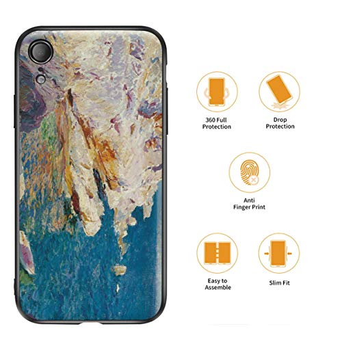 Berkin Arts Joaquin Sorolla para el Caso del iPhone XR/Estuche para teléfono móvil de Bellas Artes/Impresión Giclee UV en la Cubierta del teléfono móvil(Rocce a Javea)