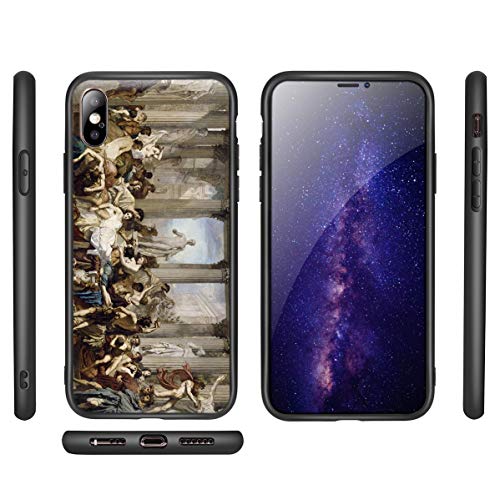 Berkin Arts Thomas Couture para el Caso del iPhone X/iPhone XS/Estuche para teléfono móvil Artes/Impresión Giclee UV Cubierta del(Il Romans of The Decadence)