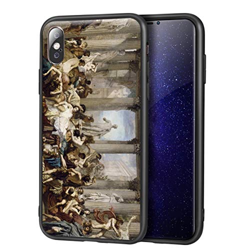Berkin Arts Thomas Couture para el Caso del iPhone X/iPhone XS/Estuche para teléfono móvil Artes/Impresión Giclee UV Cubierta del(Il Romans of The Decadence)