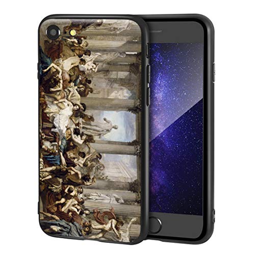 Berkin Arts Thomas Couture paral iPhone SE(2020)/iPhone 7/8/Estuche para teléfono móvil Artes/Impresión Giclee UV Cubierta del teléfono(Il Romans of The Decadence)