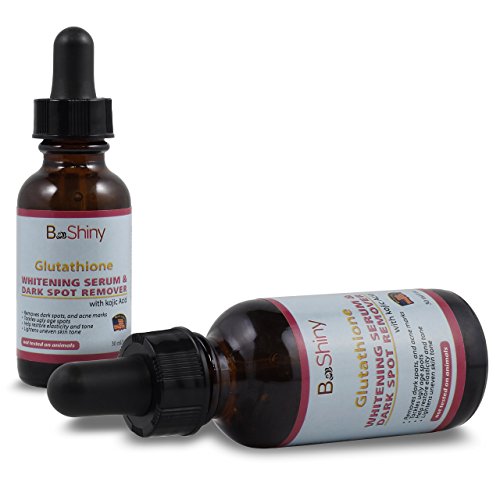 BeShiny Glutathione Removedor de manchas oscuras Ayuda a reducir las manchas de edad Reparaciones Daño al Sol Promueve la Piel Suavizante Anti Envejecimiento