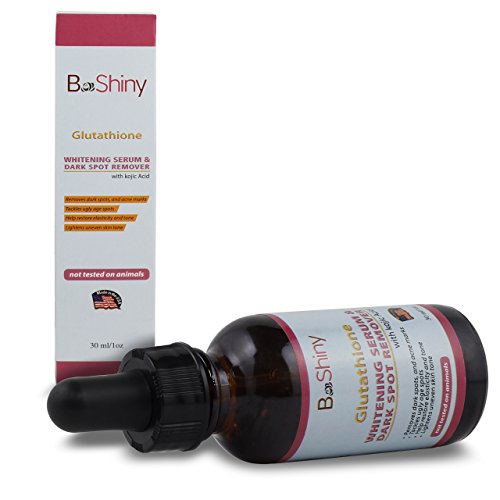 BeShiny Glutathione Removedor de manchas oscuras Ayuda a reducir las manchas de edad Reparaciones Daño al Sol Promueve la Piel Suavizante Anti Envejecimiento