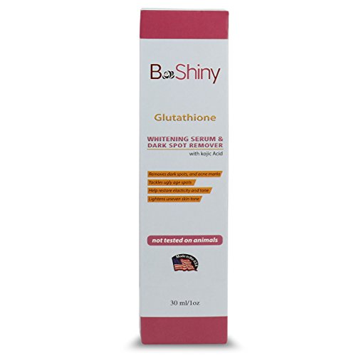 BeShiny Glutathione Removedor de manchas oscuras Ayuda a reducir las manchas de edad Reparaciones Daño al Sol Promueve la Piel Suavizante Anti Envejecimiento