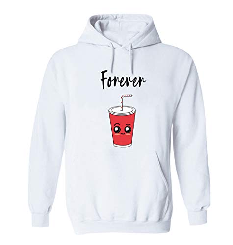 Best Friends Sudaderas para Dos Chicas Mejores Amigas Sudaderas con Capucha BFF Pullover Sister Hoodie BFF Regalos Manga Largas Negro Blanco Gris 1 Pieza