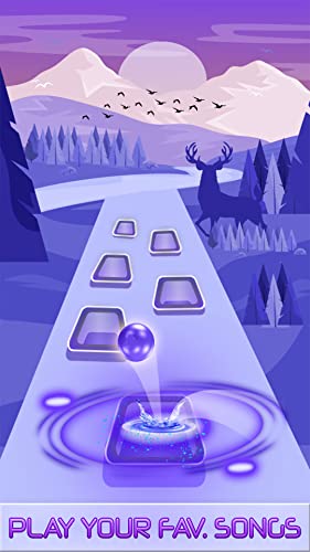 Best Music Tiles Neon Ball Hop Game! EDM Rush Dancing Ball Forever