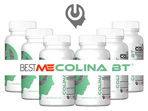 Bestme Colina Bt ✔ Bitartrato de Colina 250 Mg. Nootrópico Natural para la Memoria y Concentración . Nutriente Esencial Precursor de la Acetilcolina . Alta Biodisponibilidad. 60 Cápsulas