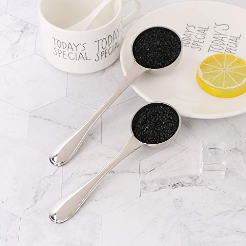 Besttse Cuchara Cucharada De Acero Inoxidable, Cuchara Medidora, Cucharada De Café, Para La Medida De Las Especias De Polvo De Proteína De Café