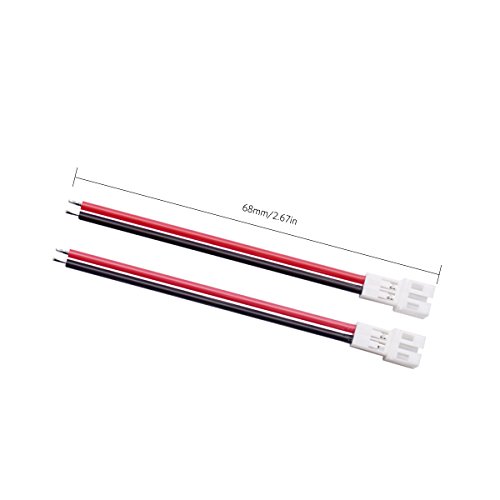 BETAFPV 10pcs Upgraded Tiny Whoop JST-PH 2.0 Power Whoop Female Connector Cable 55mm for Blade Inductrix