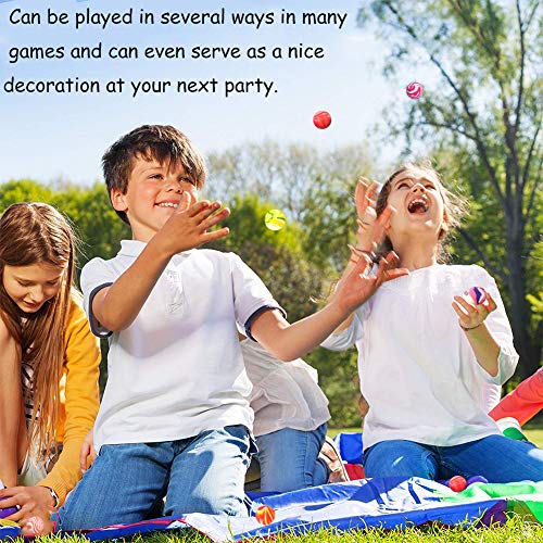 BETOY 20 pcs Bolas Rebotadoras Mini Goma - 25mm Pelotas Saltarinas Party Favour para Bolsas de Fiesta Rellenos Piñata, Premios Cumpleaños Regalos de Fiesta, niños
