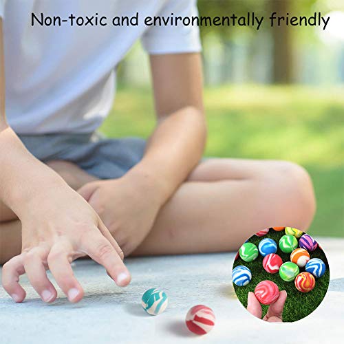 BETOY 20 pcs Bolas Rebotadoras Mini Goma - 25mm Pelotas Saltarinas Party Favour para Bolsas de Fiesta Rellenos Piñata, Premios Cumpleaños Regalos de Fiesta, niños