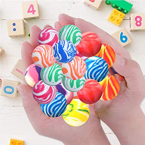 BETOY 20 pcs Bolas Rebotadoras Mini Goma - 25mm Pelotas Saltarinas Party Favour para Bolsas de Fiesta Rellenos Piñata, Premios Cumpleaños Regalos de Fiesta, niños