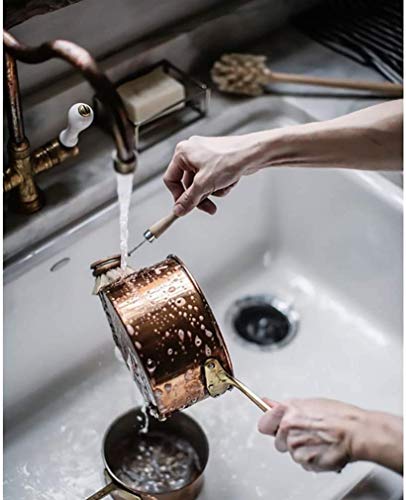 BETOY Cepillo para Platos de Madera–Cepillo con Cabeza de Repuesto y Olla Cepillo en 4 Piezas Set,Cepillo para Lavar Platos Cepillo de Madera vajilla Utensilios Cocina Olla sartén Cepillo Limpieza