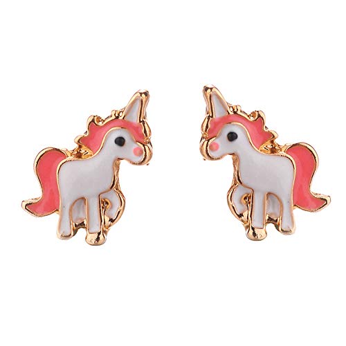 Beuya Unicornio Conjuntos de Joyas de Boda para Mujer Fashion Collar con Colgante y Pendientes Mejor Regalo Fiesta para Novia y Mujer