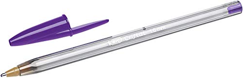 BIC Cristal Fun - Caja de 20 unidades, bolígrafos punta ancha (1,6 mm), colores surtidos