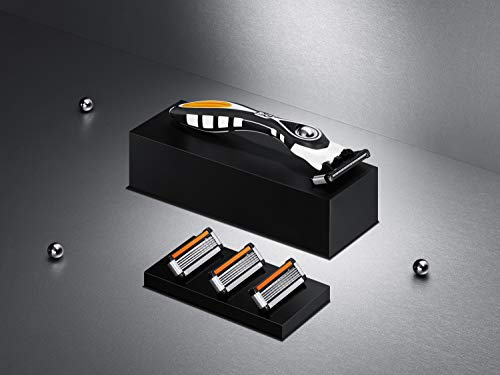 BIC Flex5 Hybrid Kit de Maquinillas para Hombre - 1 Mango y 4 Recambios