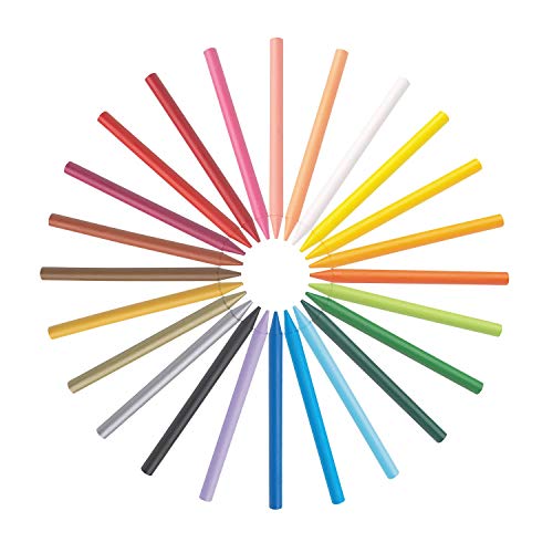 BIC Kids Set para Colorear - 12 rotuladores/12 Lápices para Colorear/12 Ceras, colores Surtidos, Estuche de 36 unidades