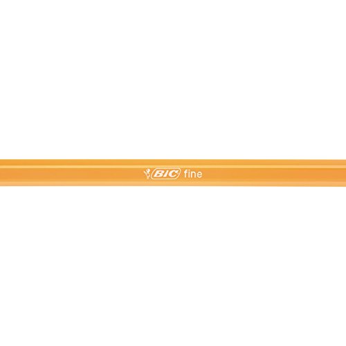 BIC Orange Original Fine bolígrafos punta fina (0,8 mm) - Azul, Caja de 20 unidades