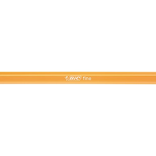 BIC Orange Original Fine bolígrafos punta fina (0,8 mm) - Azul, Caja de 20 unidades