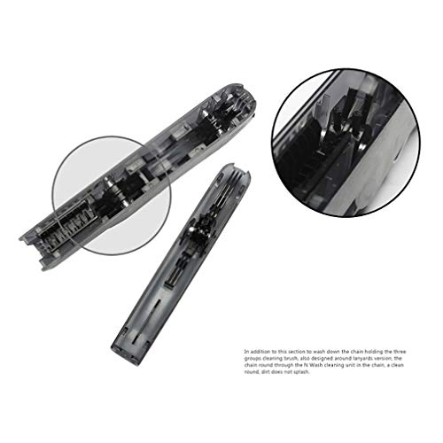 Bicicleta Cadena Lavadora, Cadena de Bicicleta Bicicleta de la Motocicleta Lavadora Caja del Filtro, Limpieza de la Cadena de Bicicleta de la Motocicleta (Black)