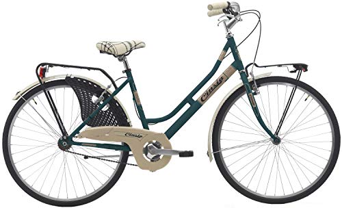 Bicicleta de paseo para mujer de 26 pulgadas de Cinzia Friendly, mujer, 8033389460266, verde