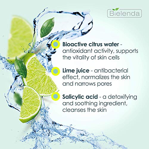 Bielenda Fresh Juice desintoxicante Hydro Essence Lime ácido salicílico 110 ml