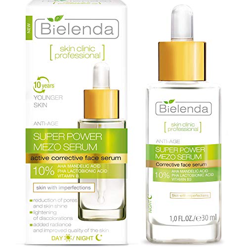 Bielenda Skin Clinic Professional Face Serum, Mascarilla exfoliante y limpiadora para la cara - 1 unidad