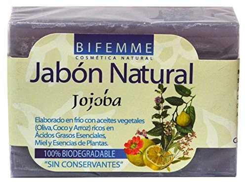 Bifemme Jabón de jojoba - 100 gr - [paquete de 4]