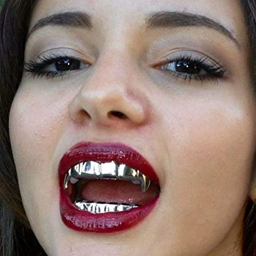Big Bargain Store Joyas de hip-hop chapadas en oro aparatos ortopédicos con dientes brillantes en la parte superior e inferior Dientes de estilo hip-hop Rose gold