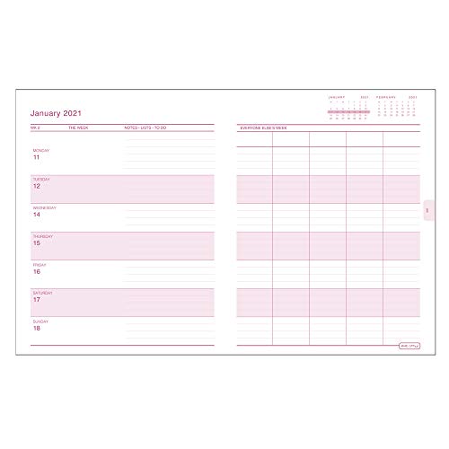 Big Family Diary 2021 (rosa)