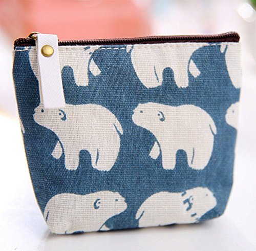 BIGBOBA 5 monederos de Mujer de Tejido, pequeños, para almacenar Llaves, móvil, Barra de Labios, Tarjetas A-5pcs … (5pcs)